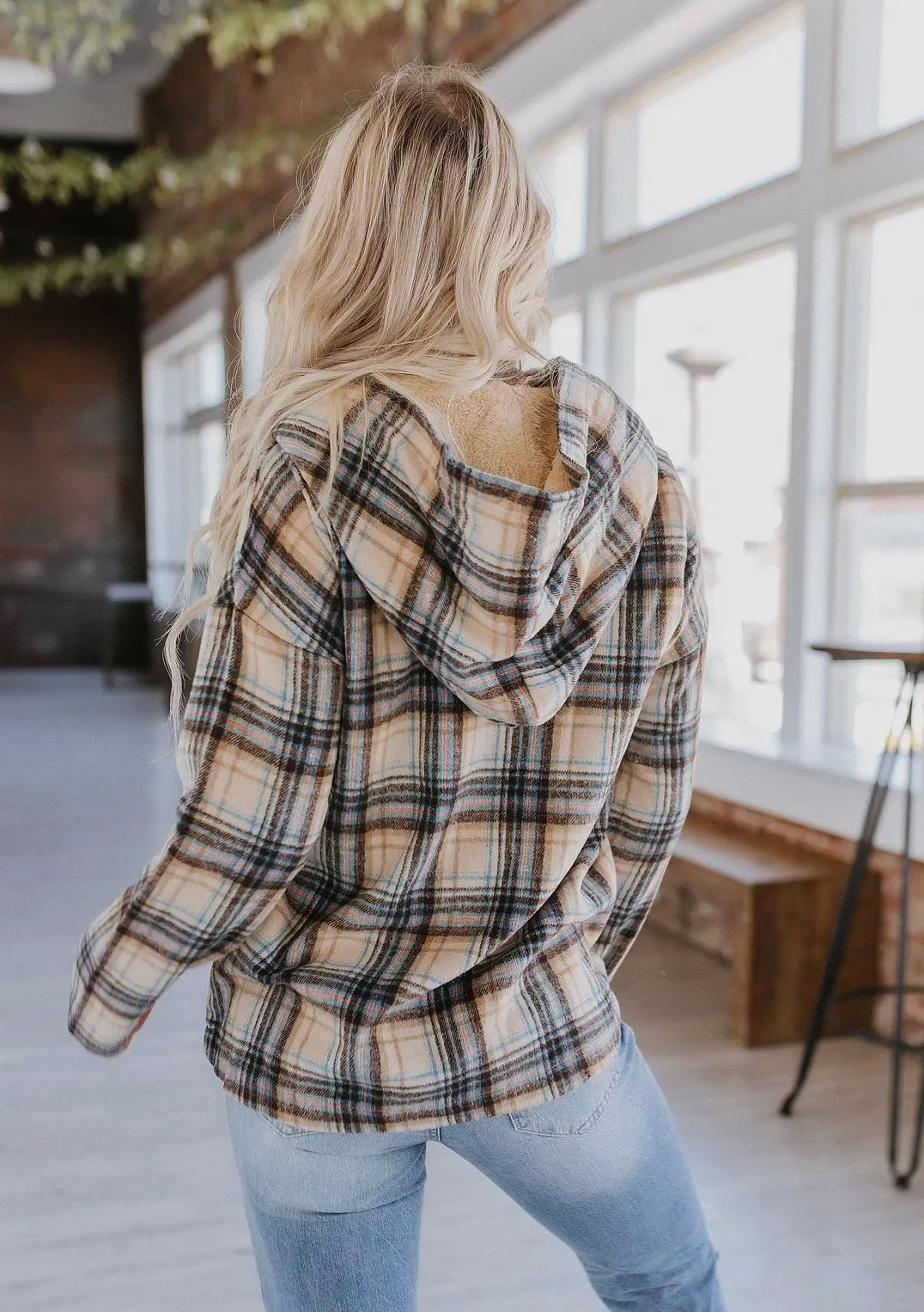 Lorelai Plaid Pullover Hoodie