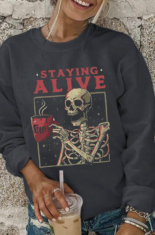 Staying Alive Crewneck